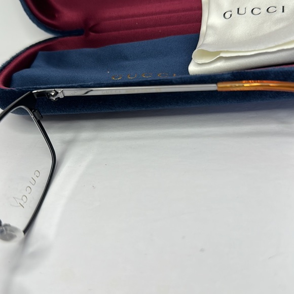 Gucci GG0579OK 002 Eyeglasses Men's Brown/Gold Full Rim Optical Frame 53mm - Picture 11 of 12